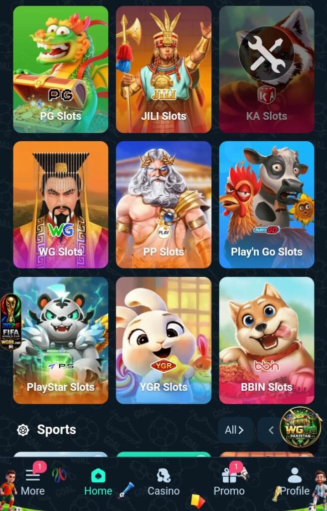 Game interface.