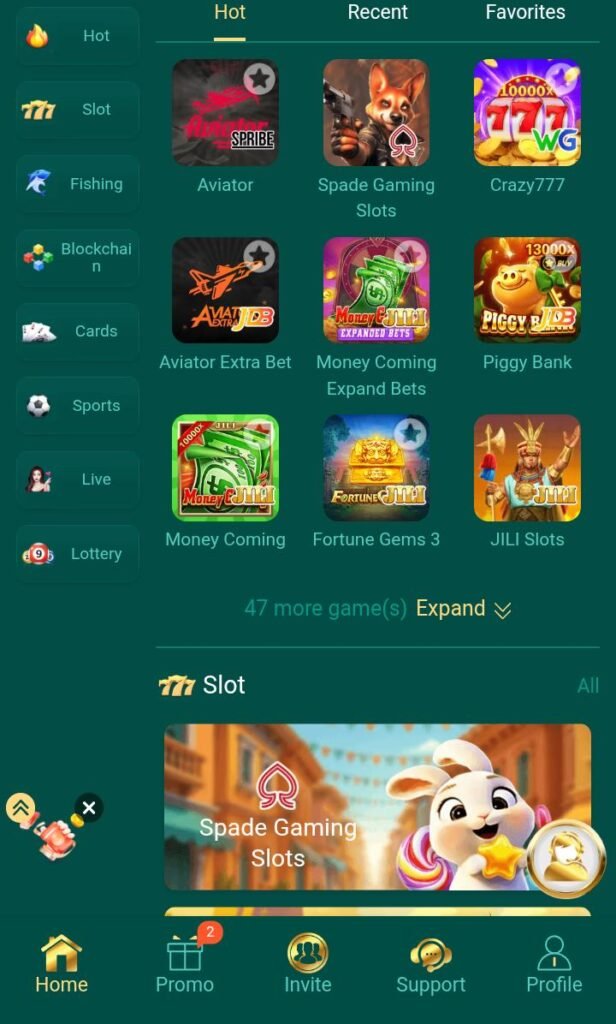 Game interface