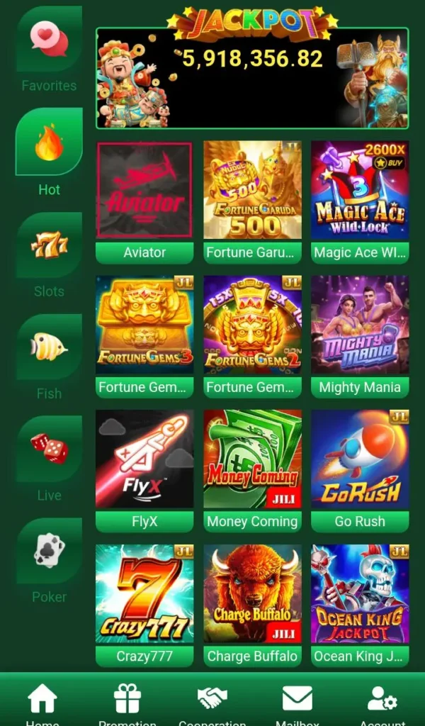Game interface