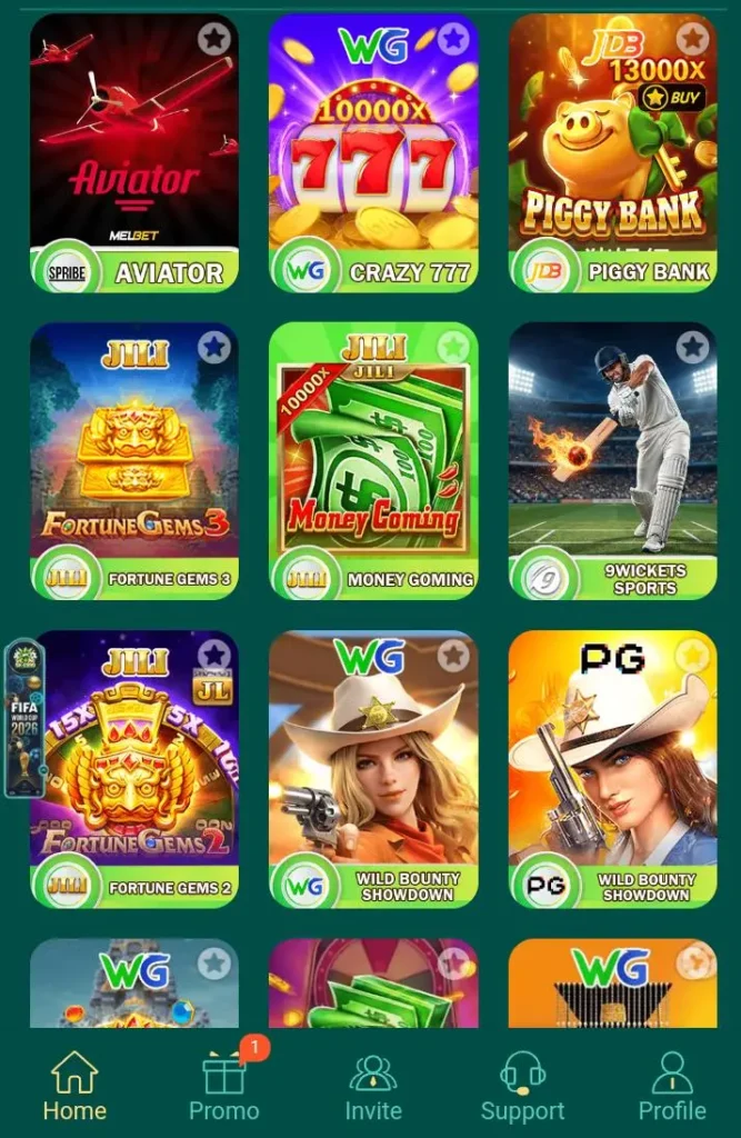 Game interface