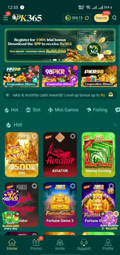 Game interface